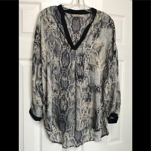 Zara snake print, size M women’s blouse